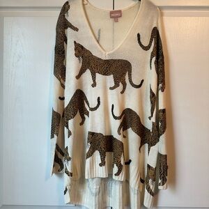 XS Show Me Your Mumu leopard sweater